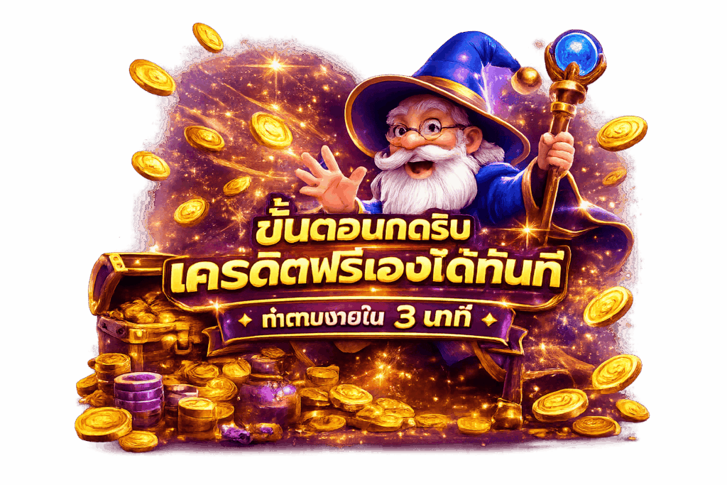 วิธีรับเครดิตฟรี ไม่ต้องแชร์ 2
