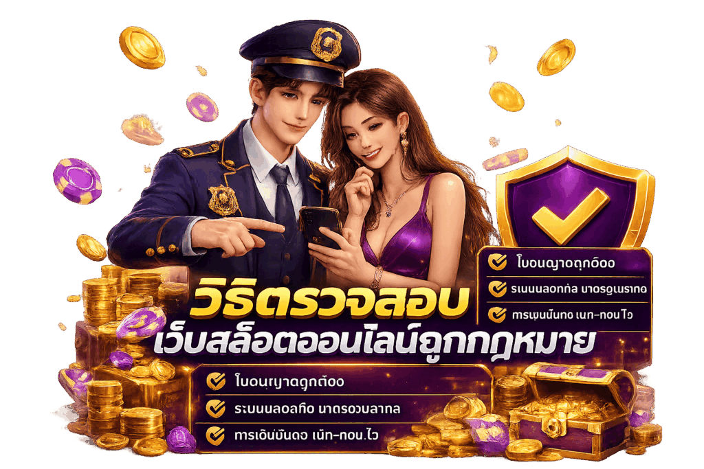 วิธีตรวจสอบเว็บสล็อตออนไลน์ถูกกฎหมาย ดูยังไง