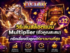 วิธีเล่นสล็อตแบบ Multiplier (ตัวคูณสะสม)